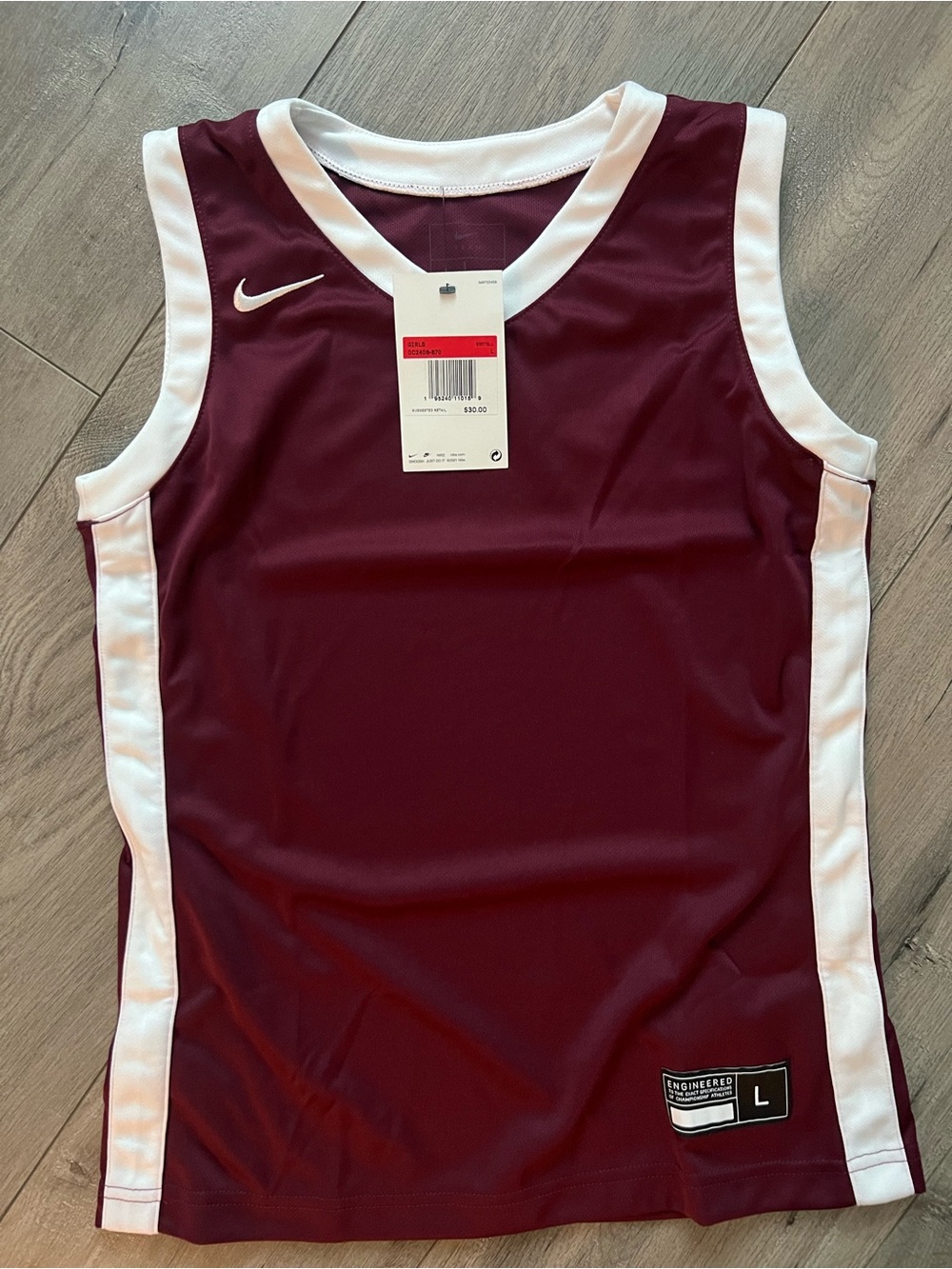 Nike athletic top for girl
